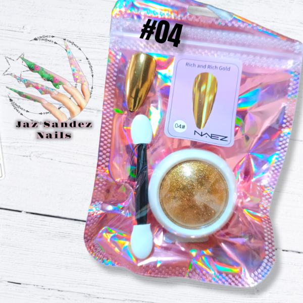 Producto - POLVO ESPEJO DORADO NAEZ #04