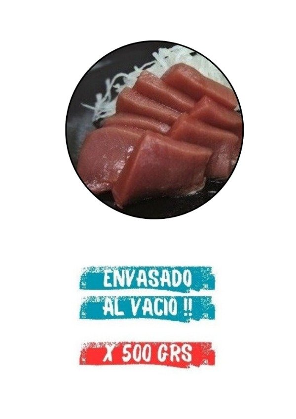 Producto - Lomo de atun rojo (x 500 grs)