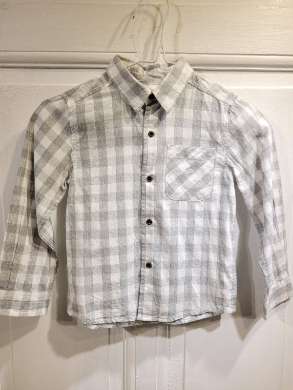 Producto - Camisa ZARA cuadrillé Talle 3/4 años - PRECIO: 11X