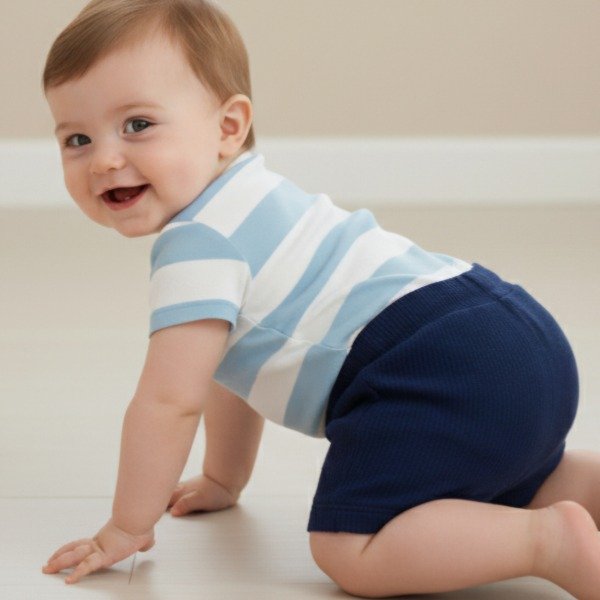 Producto - Conjunto rayas azulino