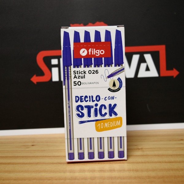 Producto - BOLIGRAFO STICK 1.0  AZUL