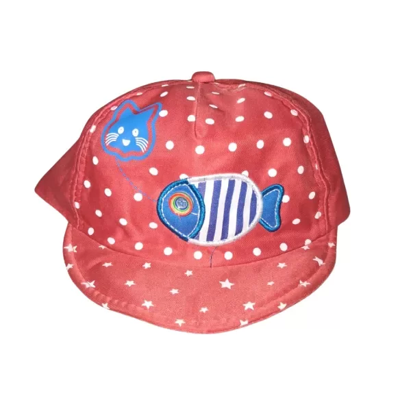 Producto - GORRITA DE BEBE CON PESCADITO Y GATO