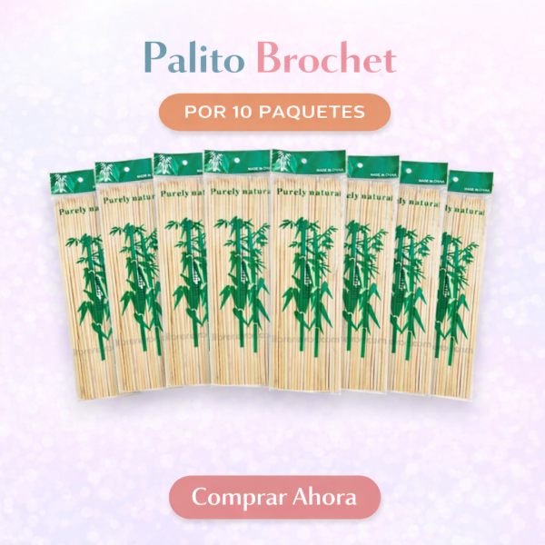 Producto - Palito Brochette 25cm x 10 paquetes