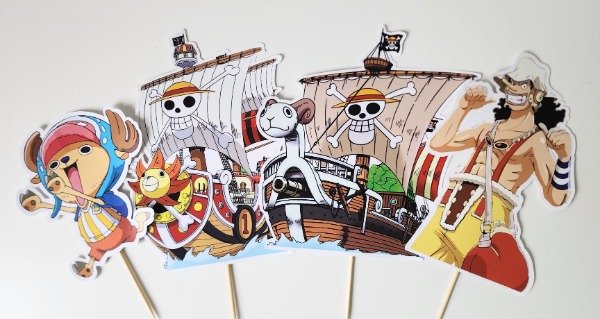 Producto - One Piece Cake Toppers Grandes - Adorno Para Tortas - 5