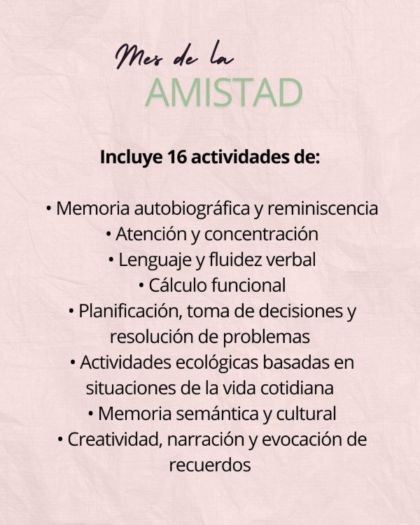 Producto - Mes de la Amistad - 1