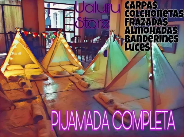 Producto - Combo 5 carpas para pijamadas
