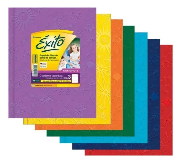 Producto - CUADERNO FORRADO EXITO RAYADO X 48H ARAÑA