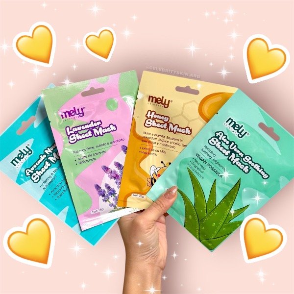 Producto - MASCARILLAS MELY MIEL, PALTA, ALOE Y LAVANDA X 4 UNIDADES