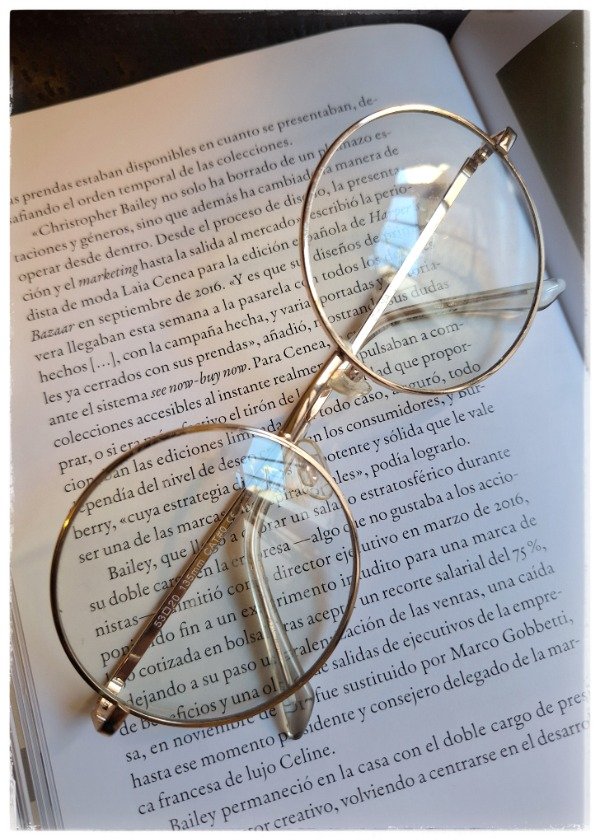 Producto - Anteojos Redondos, marco metal dorado