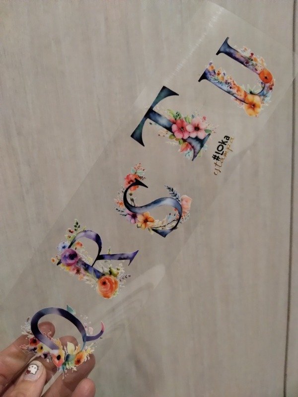 Producto - UV Tiras 8x28cm Iniciales #4