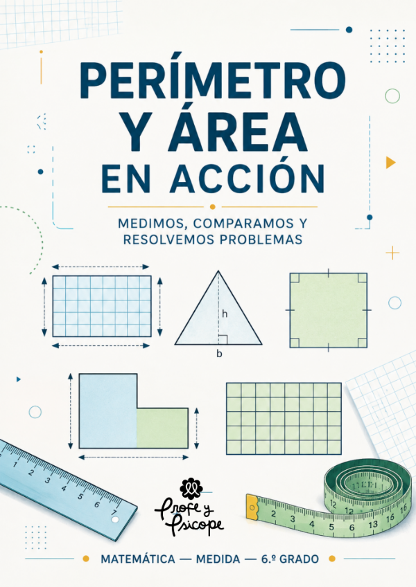 Producto - Perímetro y Área: Fórmulas, equivalencias y resolución de problemas - 0