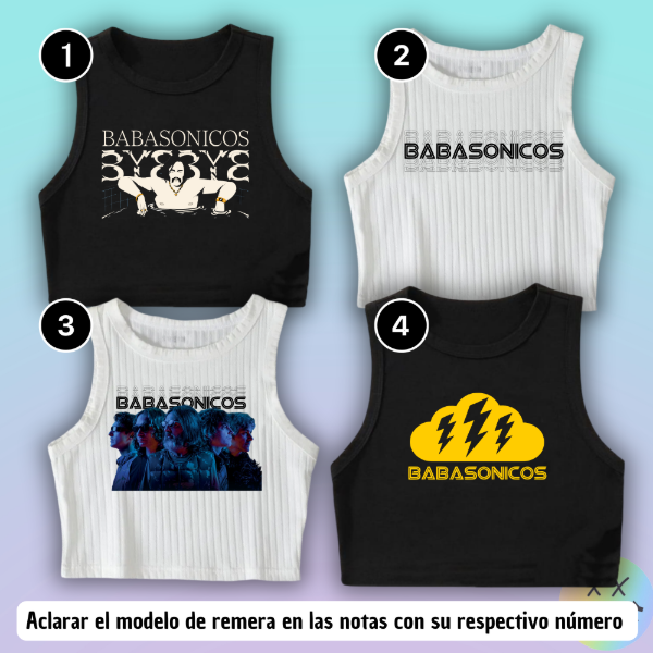 Producto - Musculosas Babasonicos #1