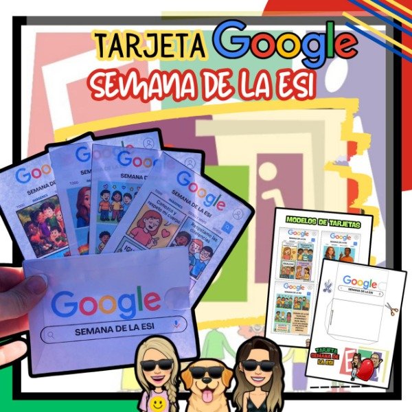 Producto - TARJETA GOOGLE. SEMANA DE LA ESI