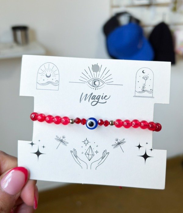 Producto - PULSERA BOLITAS OJO TURCO