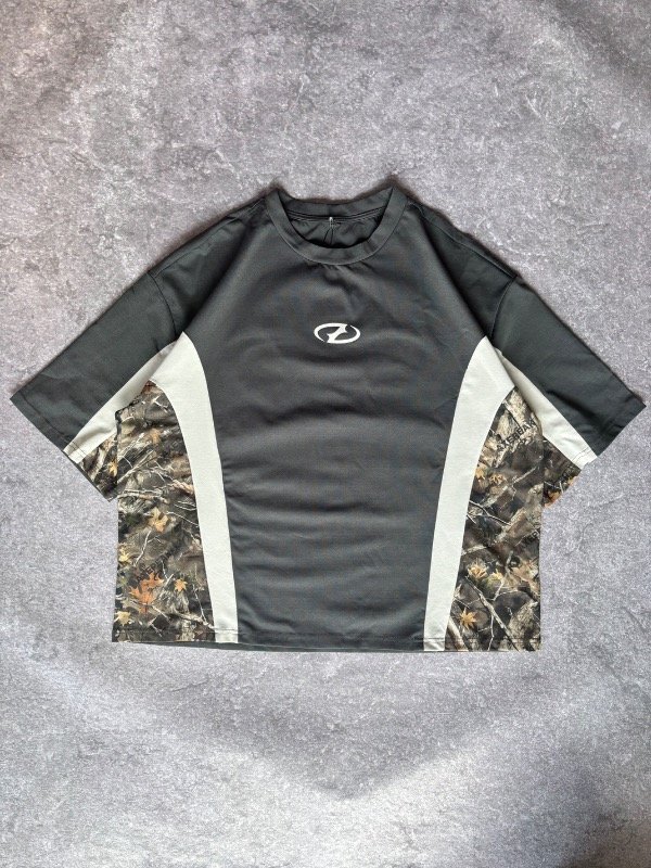 Producto - Remera Oversize Realtree Gris