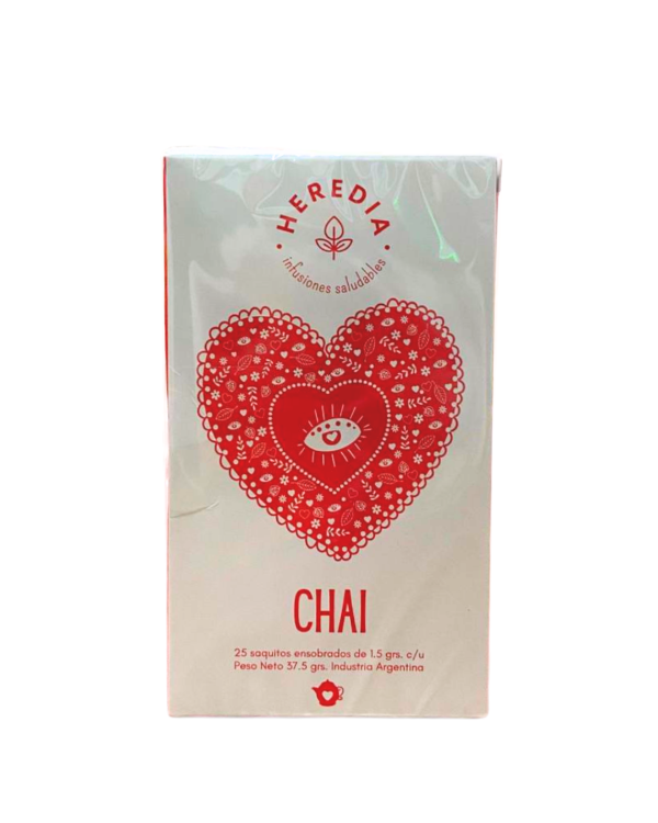 Producto - TÉ CHAI HEREDIA 25 SAQUITOS
