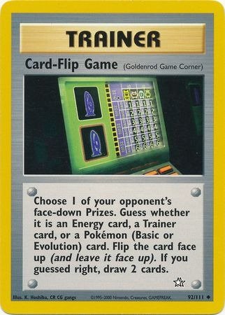 Producto - Card-Flip Game (92/111) [Neo Genesis Unlimited]