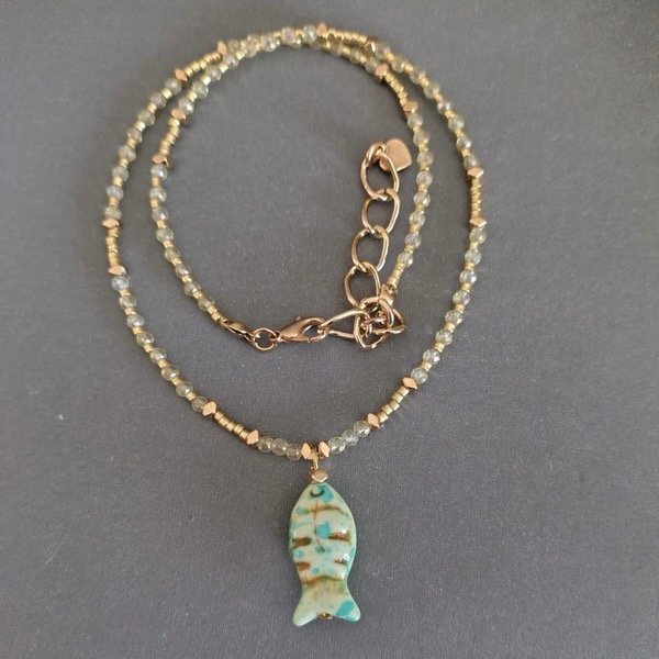 Producto - Collar Ocean Pez Aqua