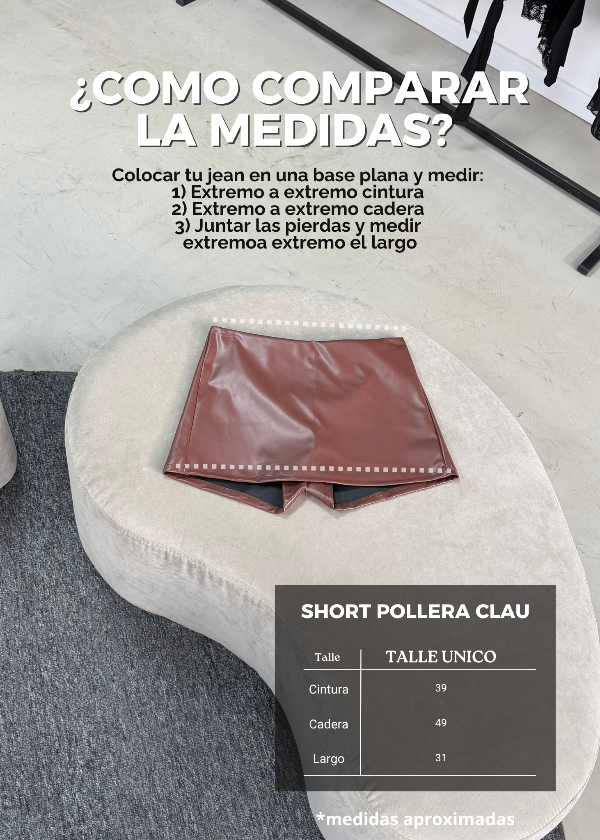 Producto - Short Pollera Clau - 2