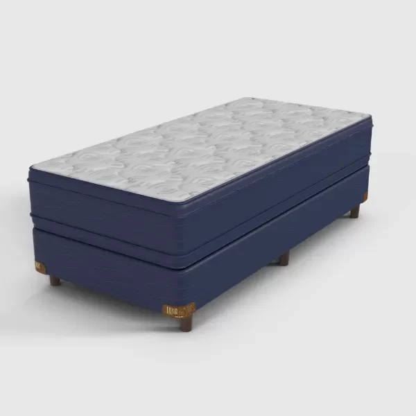 Producto - Conjunto de Resorte  Coral - 1 Plaza y Media