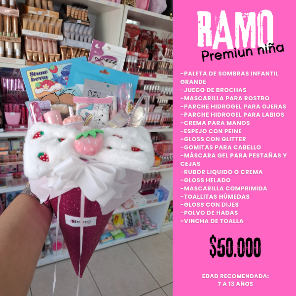 Producto - Ramo de maquillaje premiun niña