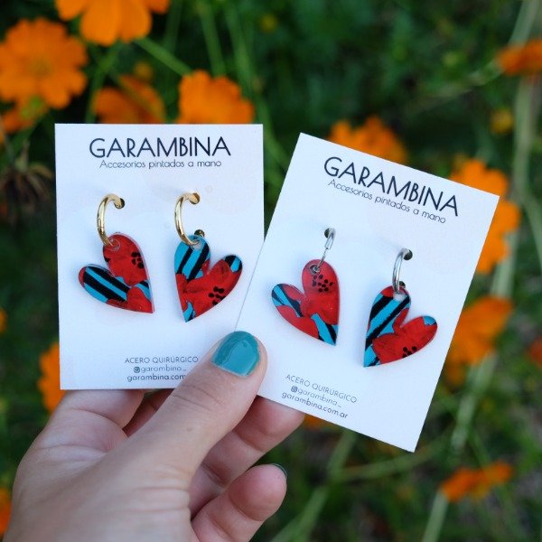 Producto - Corazon - Flores rojas