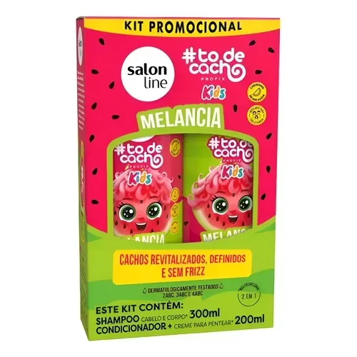 Producto - KIT SHAMPOO + ACONDICIONADOR SANDIA KIDS 300ML + 200ML