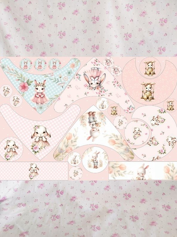 Producto - Frentes para hacer Baberos por 4 unidades