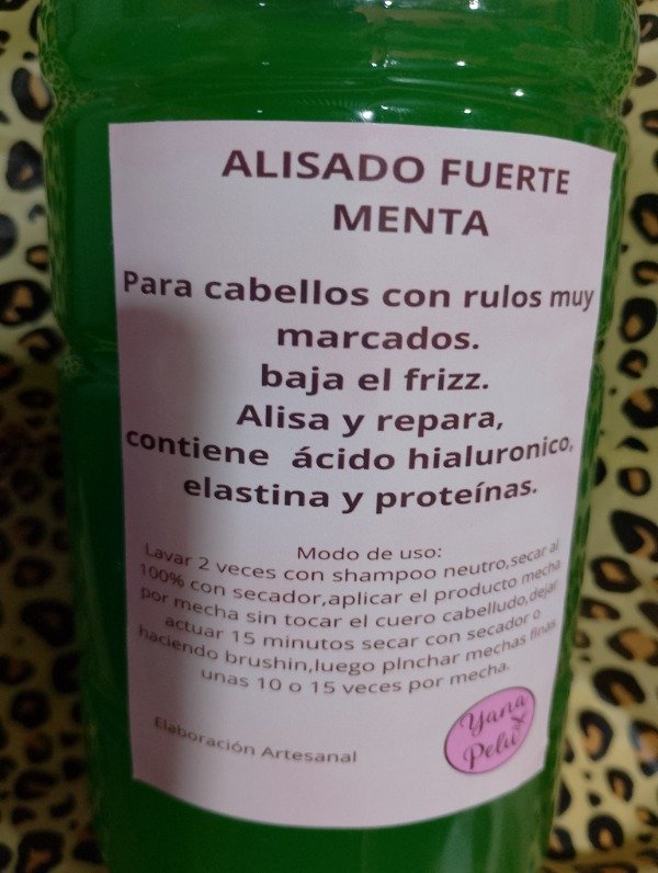 Producto - Alisado Fuerte - 2