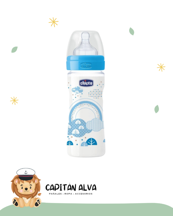 Producto - Mamadera Chicco Well Being 250ml 2+ Arcoiris