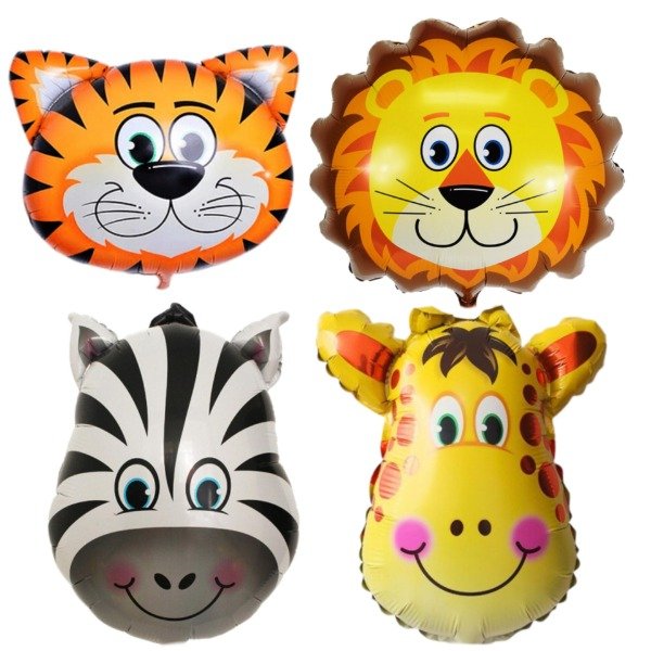 Producto - Globo silueta Animales de la Selva 40cm