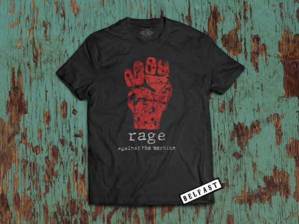 REMERA RAGE AGAINST THE MACHINE FIST