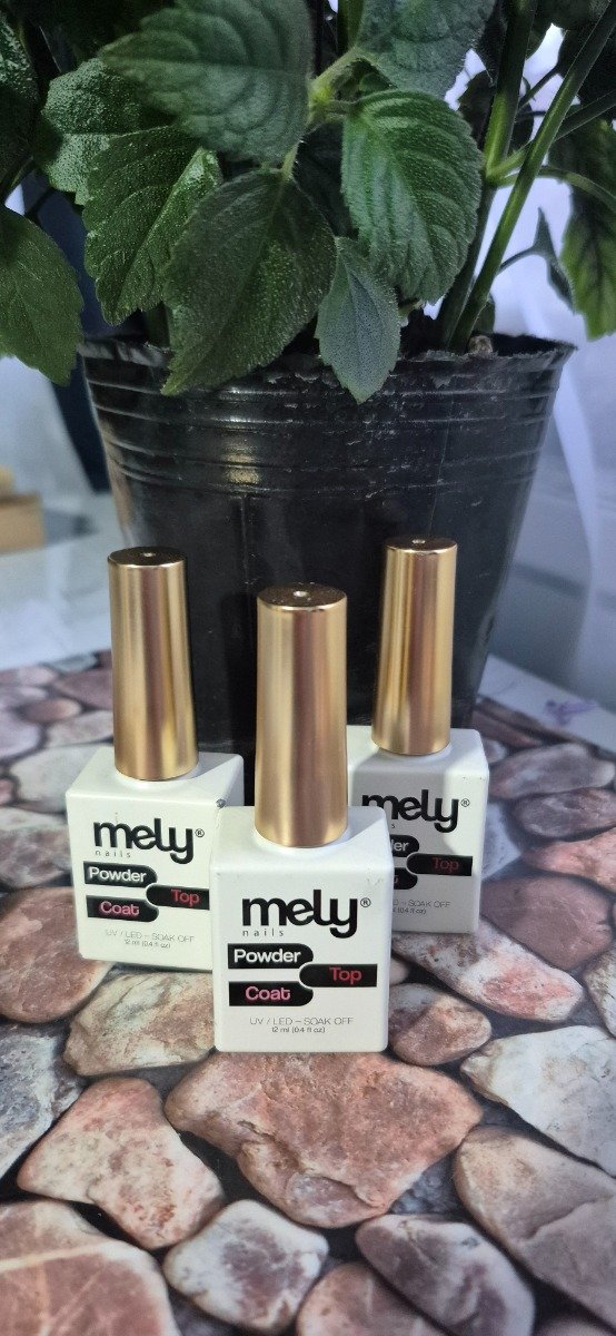 Producto - Top coat powder  Mely ( especial polvos)