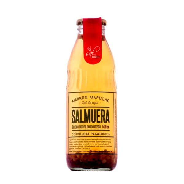 Producto - Salmuera Marina Merken x 500ml SAL DE AQUI