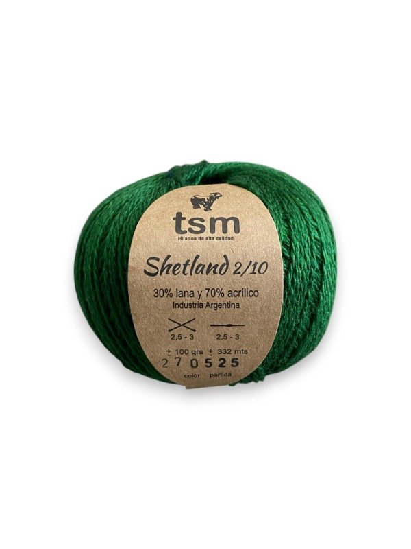 Producto - SHETLAND x 100 GRAMOS - 27 VERDE INGLES
