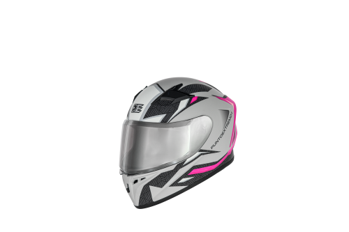 Producto - Casco Punto Extremo Scorpion Gris con Rosa - 1