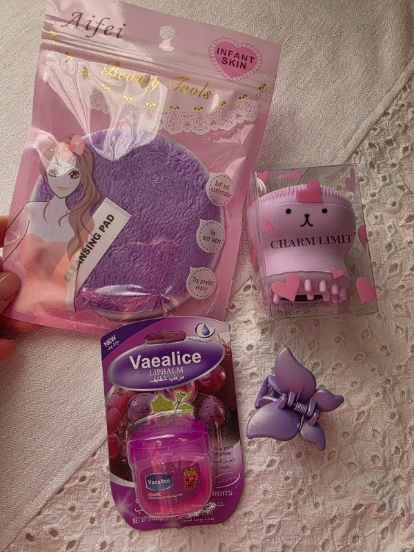 Producto - Kit Violeta (Pad, Bálsamo, Pulpito limpiador, Broche)
