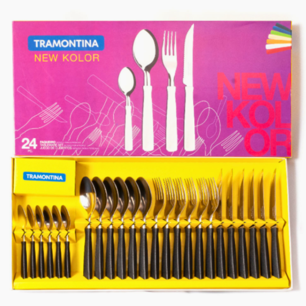 Producto - CUBIERTOS NEW COLORS 24 PZAS. TRAMONTINA