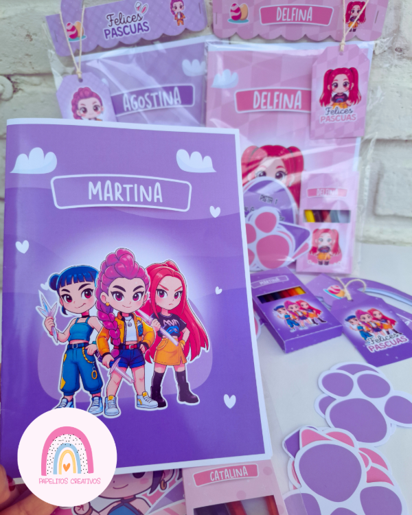 Producto - Kit pascua Guerreras de kpop X4