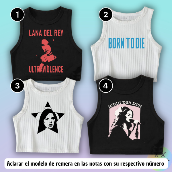Producto - Musculosas Lana del Rey