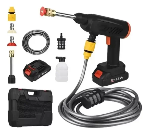 Producto - Hidrolavadora Inalambrica Portátil Recargable 2 Baterias de 48V