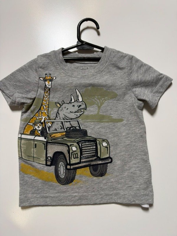 Producto - Remera safari gris Carters 6 meses - 1