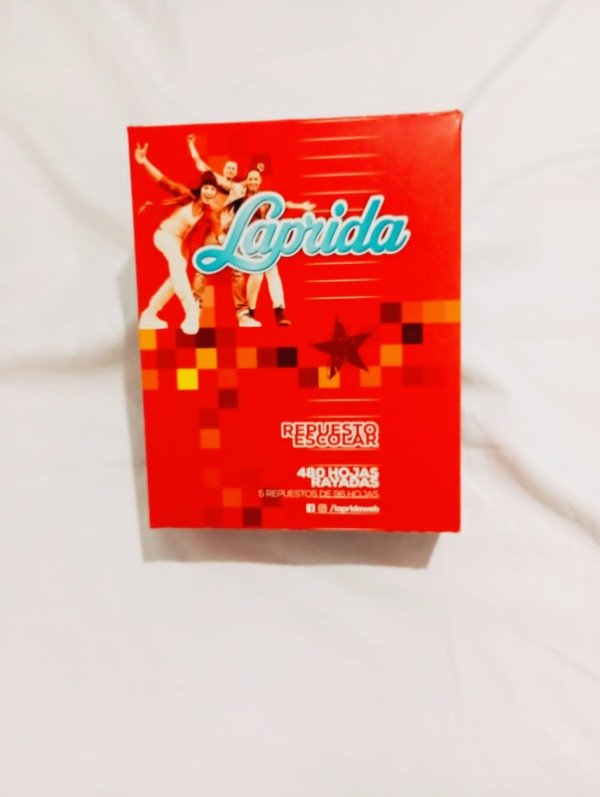 Producto - REPUESTO DE HOJAS N 3 X 96 HOJAS RAYADAS - CUADRICULADAS "LAPRIDA"