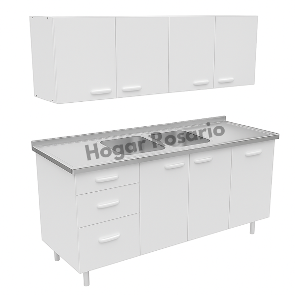Producto - COMBO 1.60 BLANCO (Doble Bacha Central)