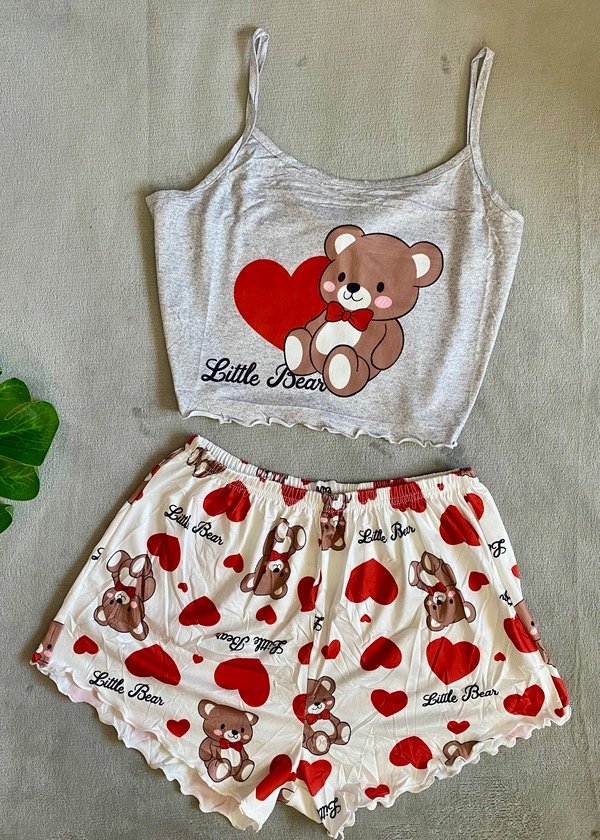 Producto - Pijama Osito corazón