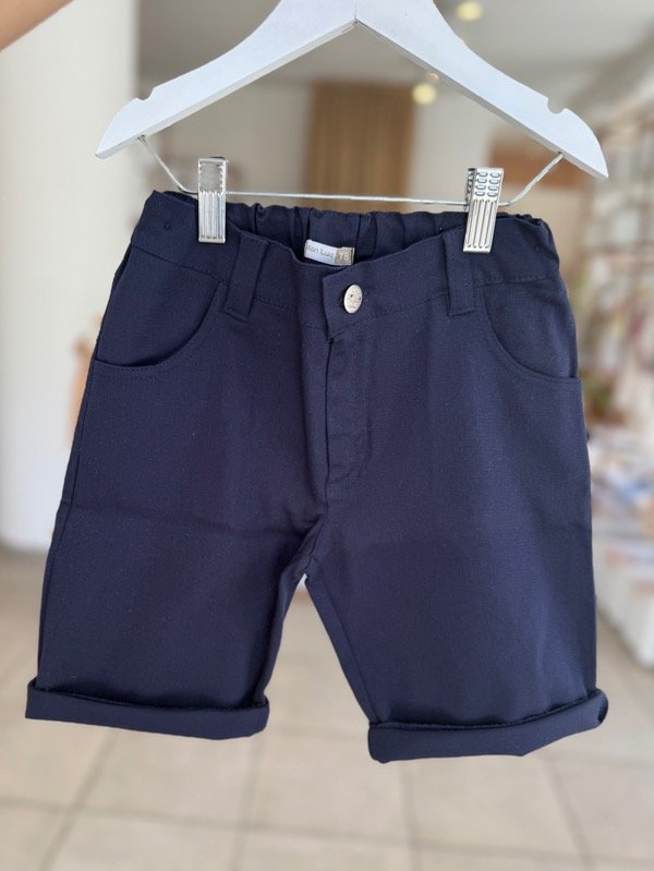 Producto - Bermuda Varón Gabardina Azul