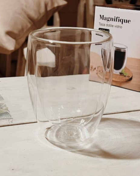 Producto - Vaso doble vidrio sin asa - 350ml