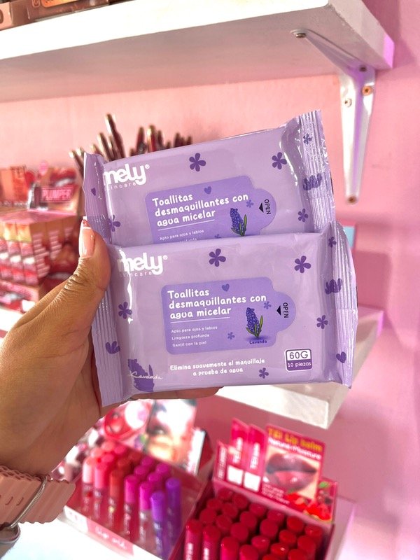 Producto - Toallitas Húmedas Desmaquillantes - Mely