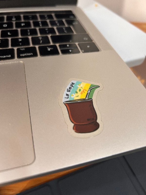 Producto - Sticker Lo simple - 0
