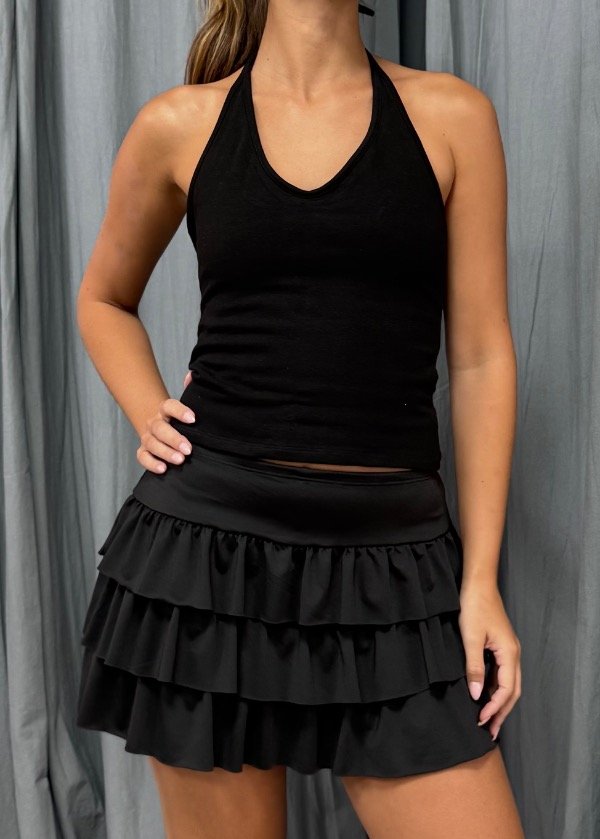 Producto - Short Pollera Micro Volados